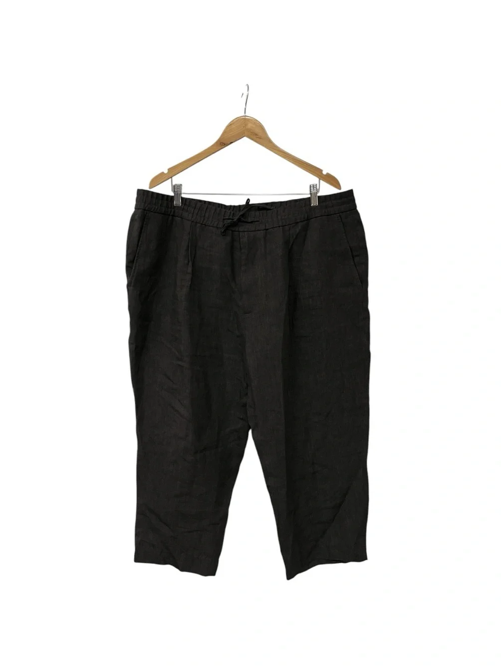 Todd Snyder Linen Pants Men Brown Drawstring Crop Pants  XXL